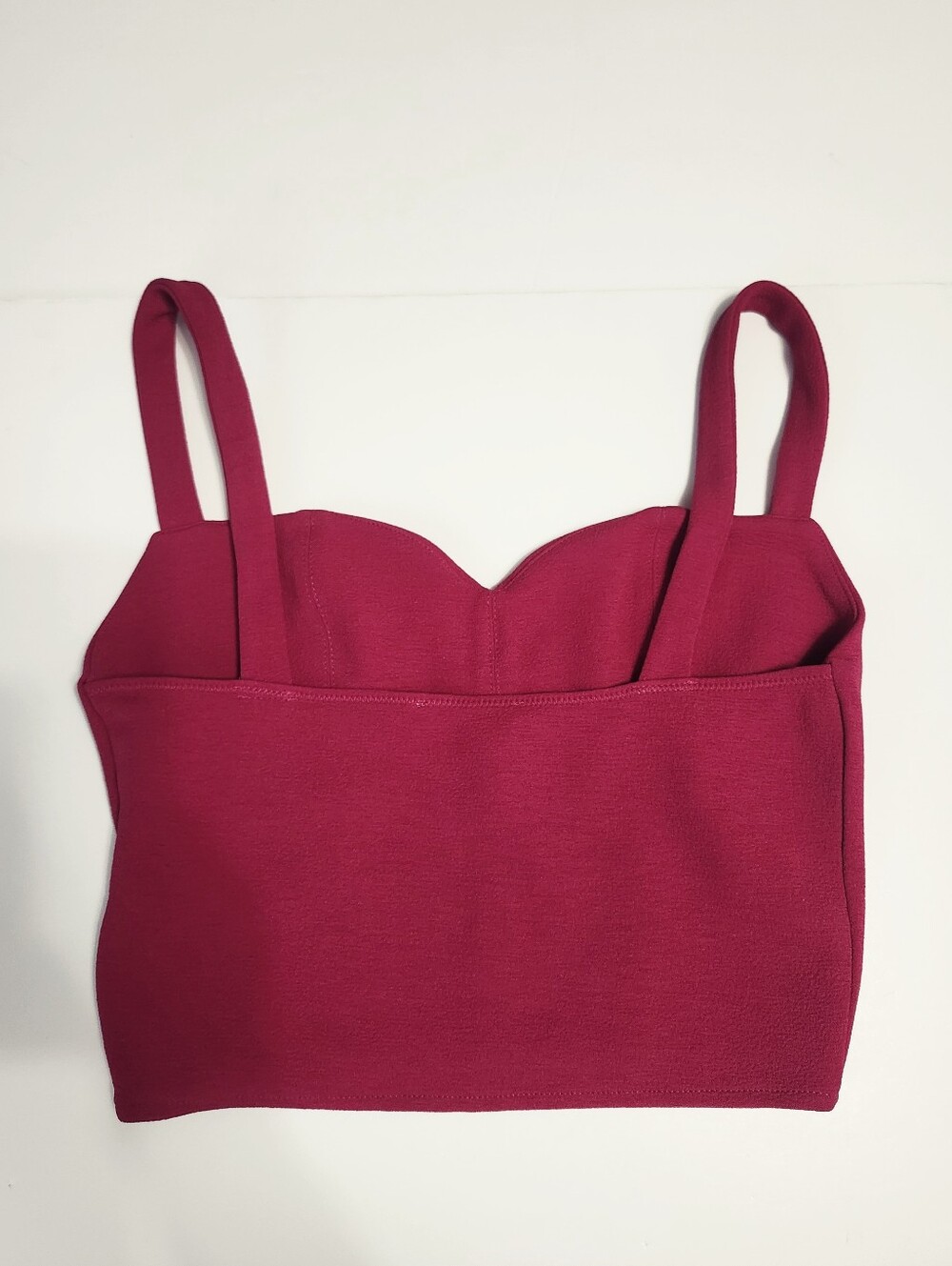Zara Ruched Sweetheart Crop Top size L - Picture 15 of 15